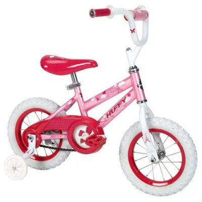 minnie mouse bike with doll carrier